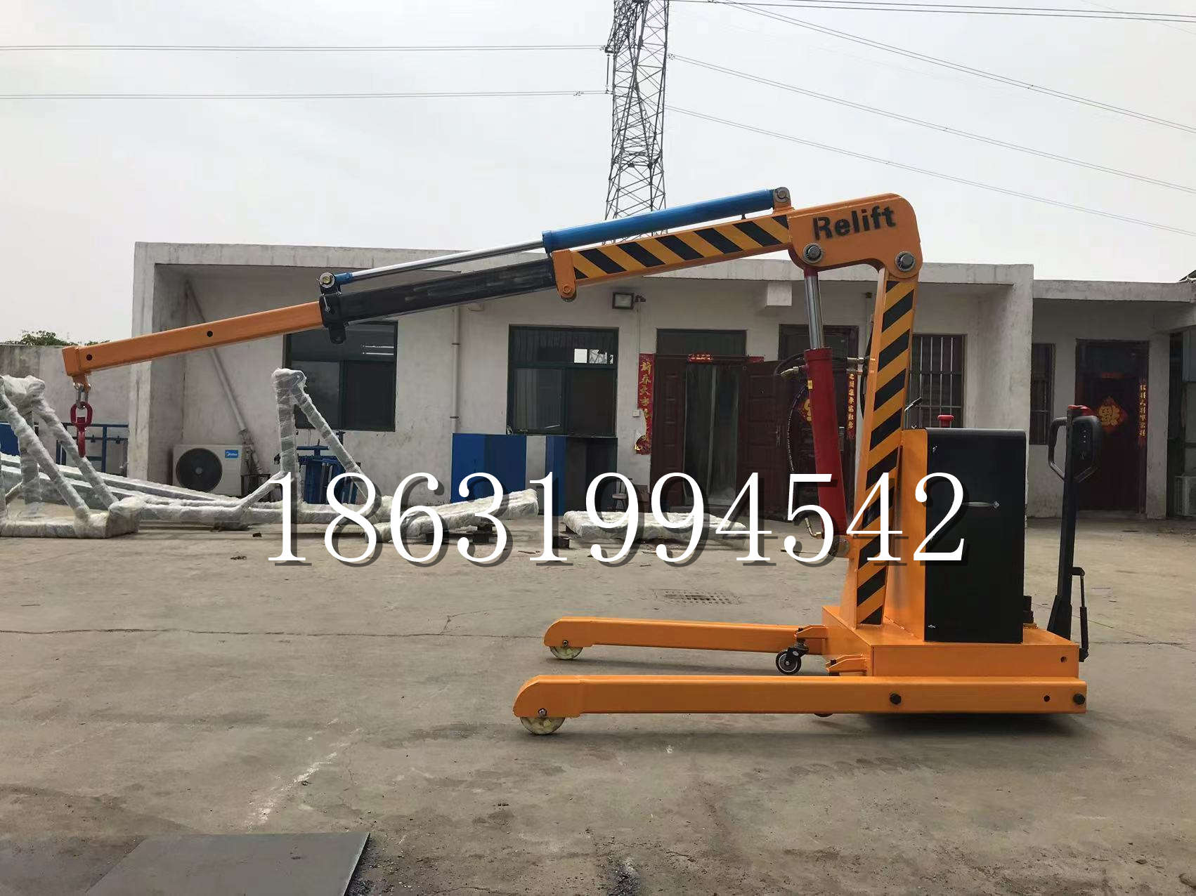 翁牛特旗久征定做3吨三轮随车吊 农用园林绿化移树吊 平板工程用小吊机